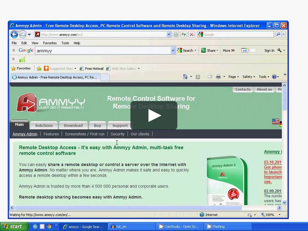 Ammyy Admin For Windows 10